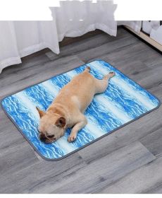 Pet Ice Silk Mattress Summer Refreshing Breathable Cooling (size: small) Pet Ice Silk Mattress Summer Refreshing Breathable Cooling (size: small)